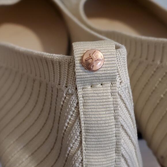 Danskin Hope knit Slip-on Ballet Flats Vegan Memory Foam Comfort Shoes US W10 - Picture 7 of 9